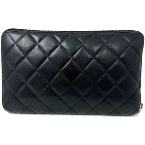 Authentic Chanel Wallet with Added Chain - Comes with Box and Card - Picture 12 of 16